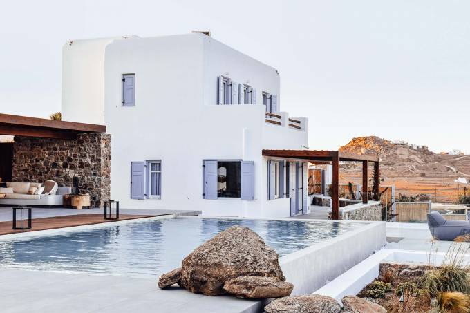 Mykonos luxury villa Jewel in Kalafatis