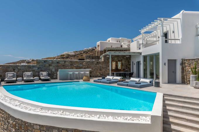 Mykonos luxury villa Megan in Kanalia