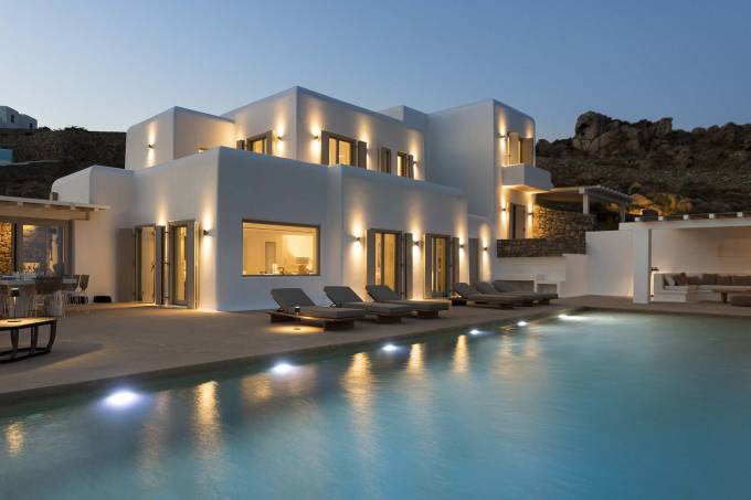 Mykonos luxury villa Pegasus in Ornos