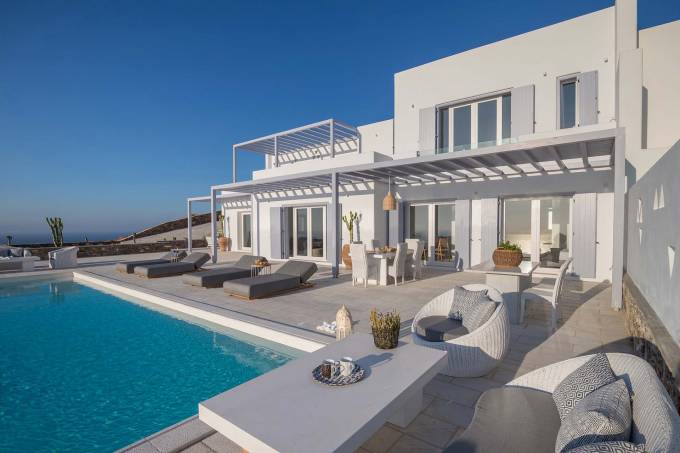 Syros luxury villa Ember in Harasonas