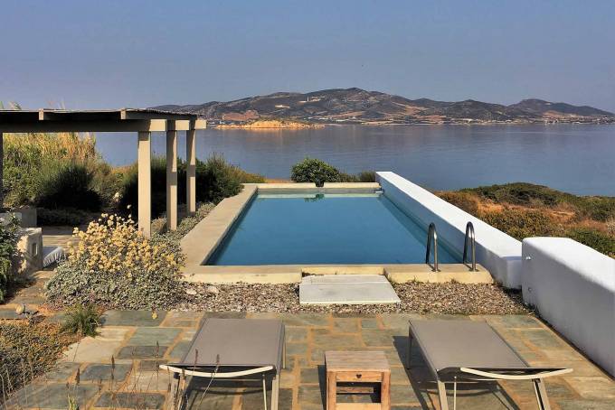 Paros luxury villa Duette in Makria Miti