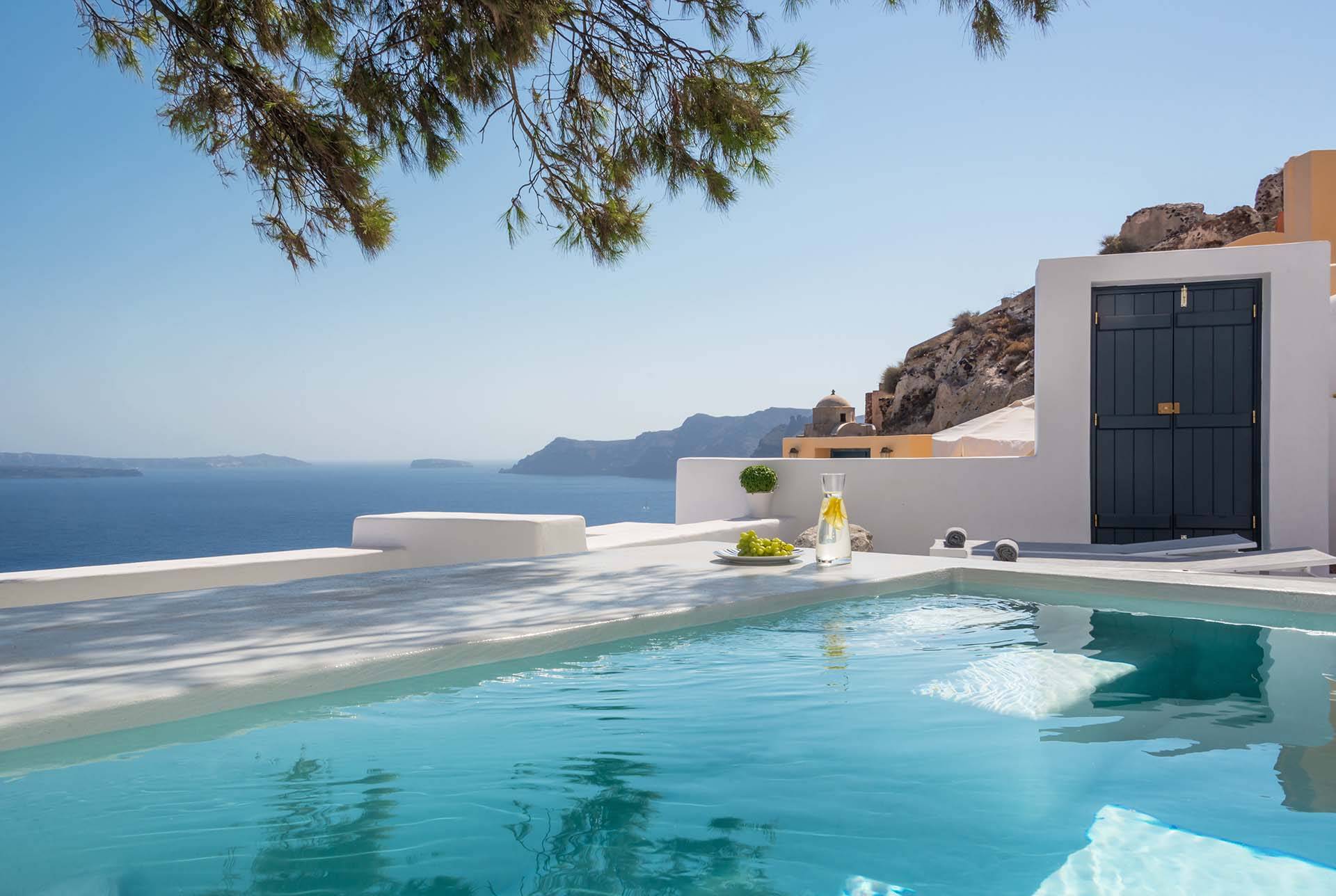 greek islands villas with pools