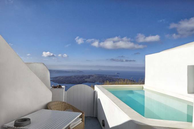 Santorini luxury villa Olivine in Imerovigli