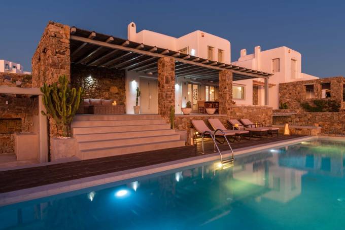 Mykonos luxury villa Ethan in Ornos