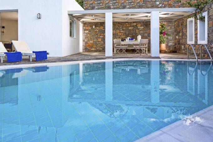 Crete luxury villa Elounda Pool in Elounda